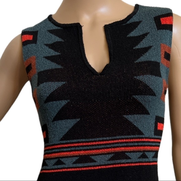 Rachel Rachel Roy Women’s‎ Geometric Pattern Black Mini Dress Size S - Picture 4 of 12